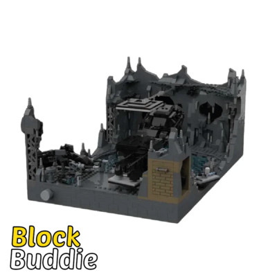 Batman the Dark Knight Batcave Tumbler Batpod MOC Klemmbausteine