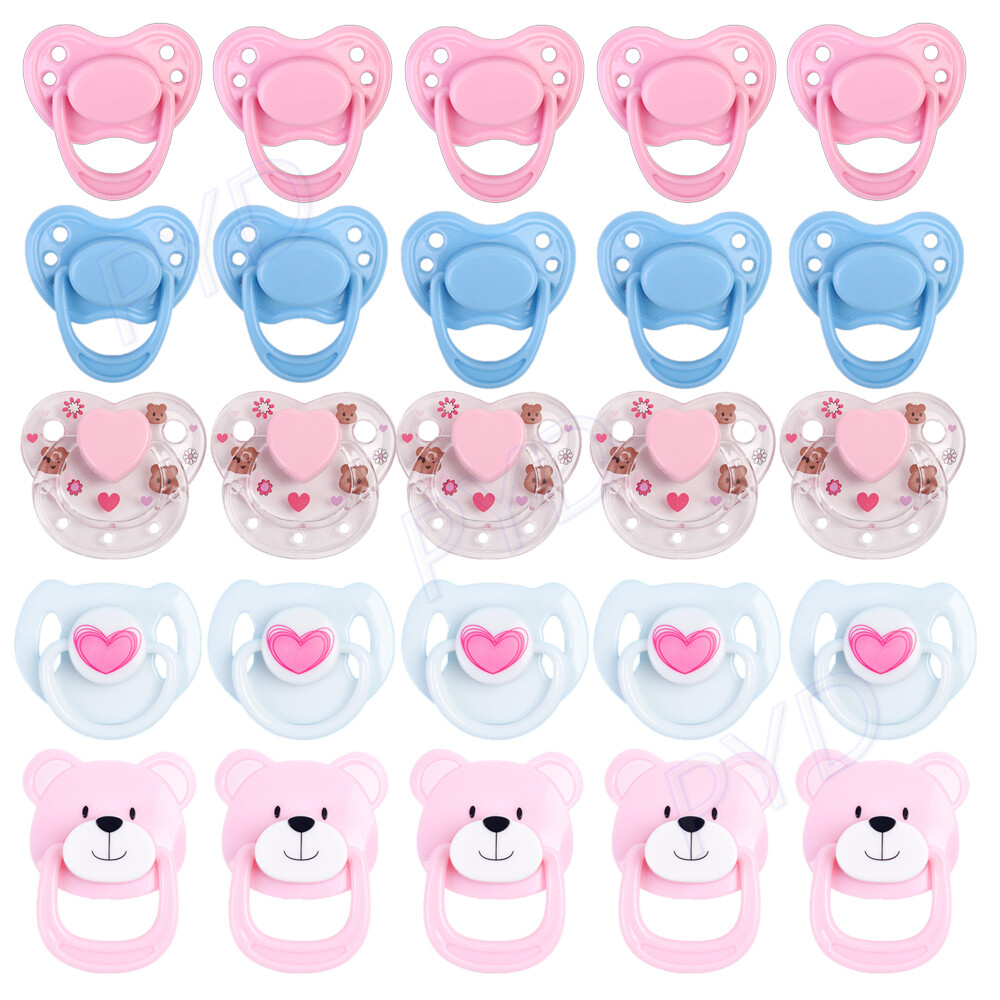 10X Magnetic Pacifiers Dummy Pacifier for Reborn Baby Dolls Accessory DIY  Supply