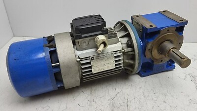 MGM Brake Motor BA 71B4 277/480V w/ Rossi MR IV 50U02A Gear Reducer 63.4 Ratio