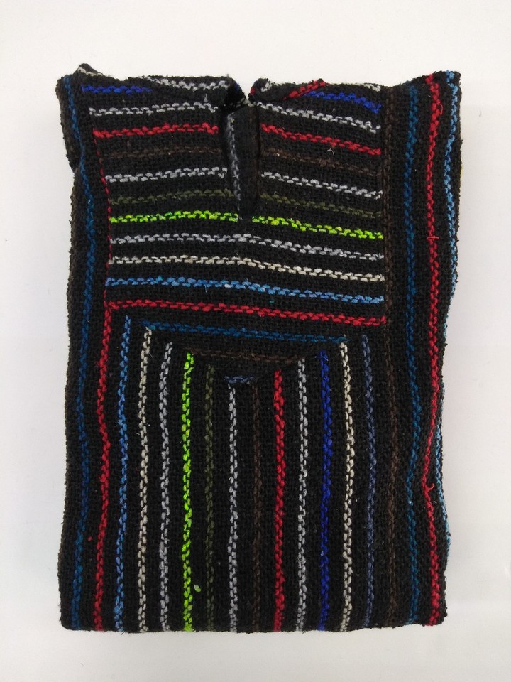 Poncho Messicano Baja Felpa Con Cappuccio Surfista Pattinatore - Foto 10