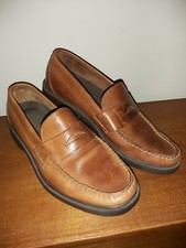 Rocsports By ROCKPORT Mens Sz 9.5 M Brown Slip On Loafer in Excellent Condition
