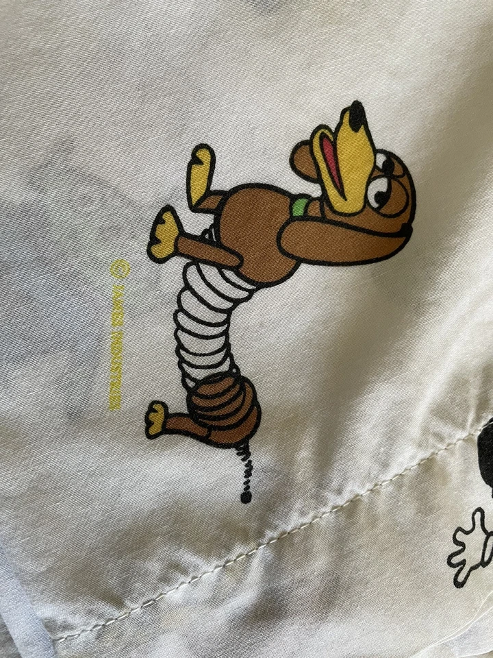 Hoja plana doble vintage 1995 Disney Toy Story ~ Buzz Rex Woody Hamm ~ Excelente Foto 4 de 4