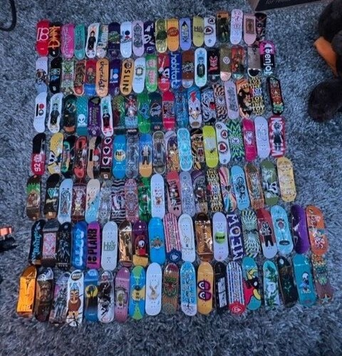 HUGE LOT TECH DECK MINI TOY COMPLETE SKATEBOARD DECKS DGK ENJOY ALMOST FLIP ETC