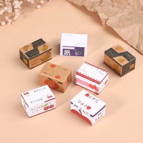1/12 Dollhouse Paper Boxes Model Mini Simulation Fruit Box Dollhouse Decoration - Picture 11 of 19