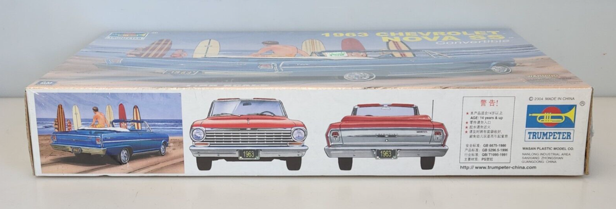 ネイバーフッドカタログ2007 NO.1/2セット Trumpeter 1963 Chevrolet Nova SS Convertible 1/25 Car Model Kit