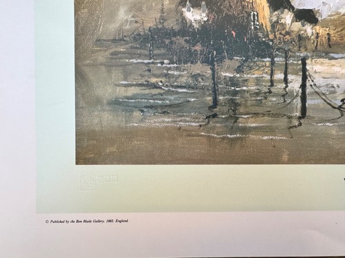 BEN MAILE 1922-2017 SIGNED COLOUR PRINT 'WINDMILL COUNTRY' LANDSCAPE LIMITED ED - Picture 6 of 8