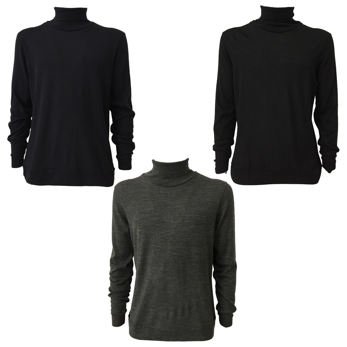 GIRELLI BRUNI Men s High Neck Sweater 100 Merino Wool Mod X 772 CO MADE IN ITA