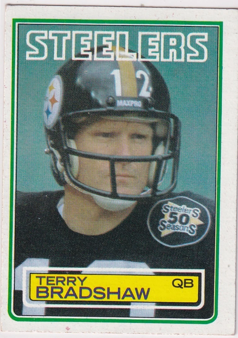 Terry Bradshaw trading card