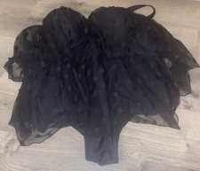 Swimsuit Women  s plus sz Black one piece suit by Swimsuits for All-XL P2P 16 EUC