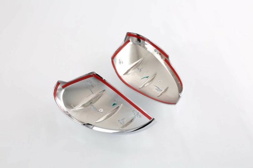 ABS Rearview Chrome Cover Cup Mirror Trim For 2022-2023 Honda Civic Sedan 2pcs - Picture 2 of 4