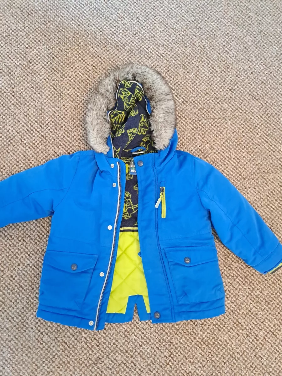 F F Boys Coat Ages 3 4. Dinosaurs eBay