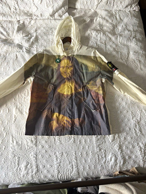 Supreme x Stone Island Mona Lisa Cotton Cordura Shell Jacket SS22 Size 54 XL
