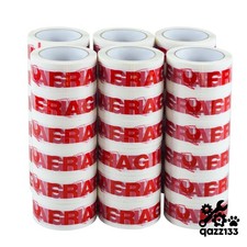 2 Mil Clear Fragile Sealing Tape 36 Rolls 2"x100yd Box Packing Shipping Tape