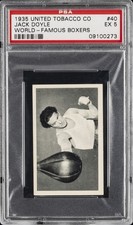 1935 UNITED TOBACCO CO. WORLD-FAMOUS BOXERS #40 JACK DOYLE PSA 5