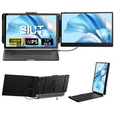 14" Laptop Screen Extender - 1080P IPS FHD Dual Monitor for 13"-17" Laptops T...