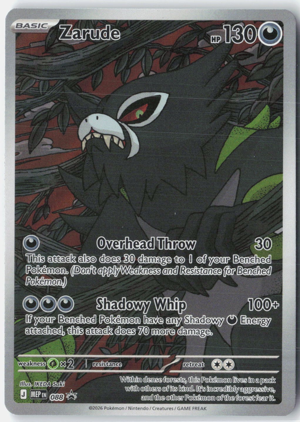 Zarude - ME: Mega Evolution Promo 088 Pokemon Card Holo