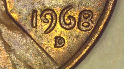 1968-D Lincoln Memorial Cent — photo from the most recent tracked eBay sale