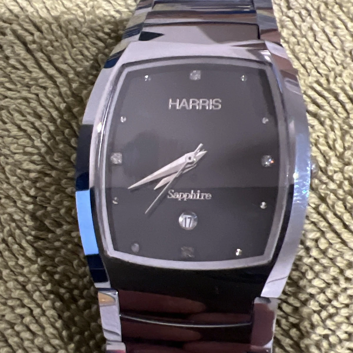 Harris black ion plated tungsten watch identification request] what is this watch call and what  main image 2