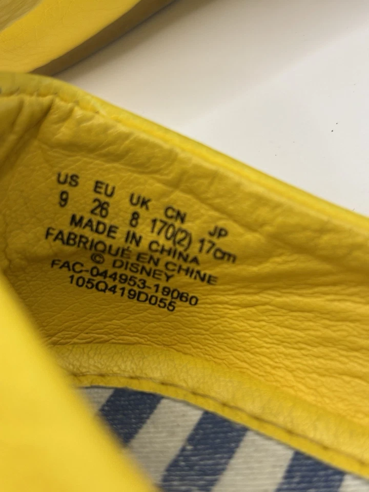 Zapatos planos Disney niñas Tod Fox Hound Furrytale Friends - talla 9 amarillo Foto 3 de 4