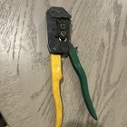 Manual Hand Crimping Tool Pliers with Green & Yellow Handles — photo 3