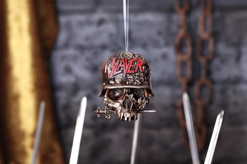 Nemesis Now Slayer Skull Hanging Ornament 8cm, Bronze - Picture 9 of 9