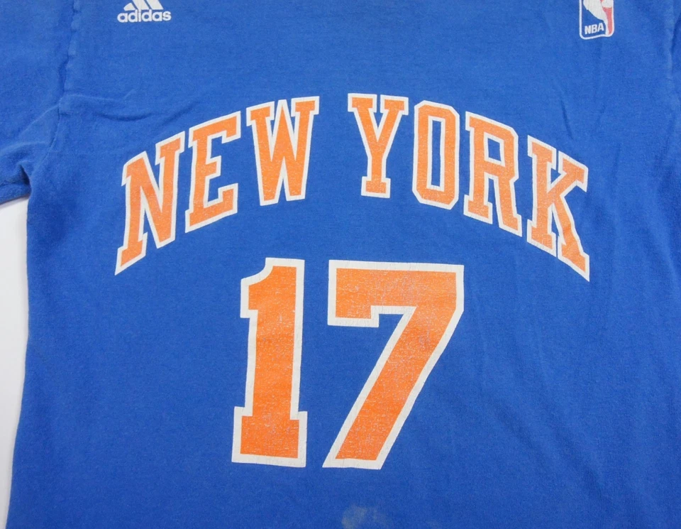 New York Knicks Shirt Mens Small Blue Linsanity Jeremy Lin NBA Basketball Tee - Image 4 of 4