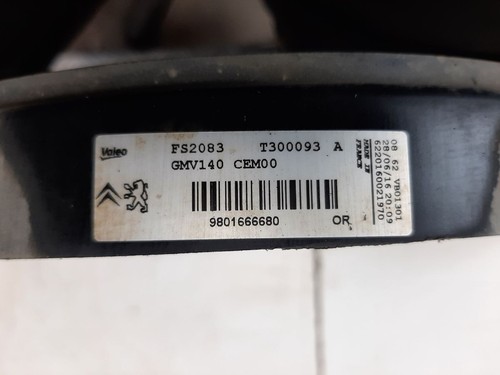 CITROEN C4 Cactus 2017 Electric Radiator Fan 9801666680 - Picture 11 of 11