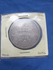 India Britannica  1  Rupia 1892  One  Rupee India British Queen Vittoria Argento