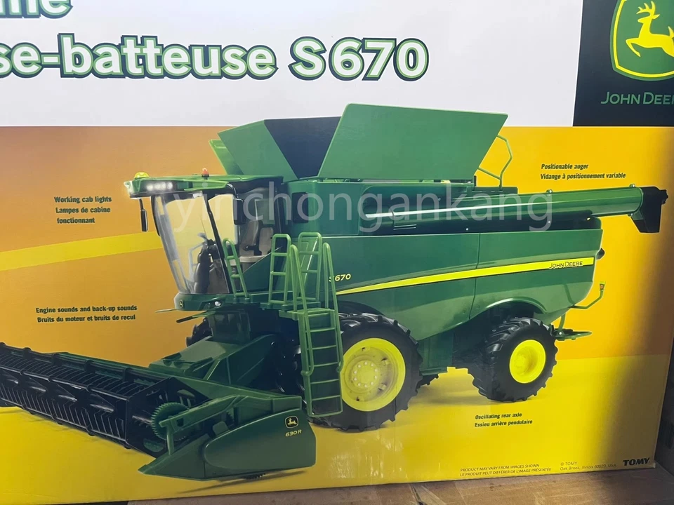 1:16 Scale ERTL Big Farm John Deere S670 Combine - Image 2 of 4