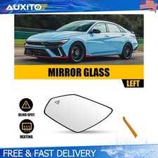 Mirror Glass for Hyundai Elantra 2021-2025 Driver Side Heated and Blind Spot