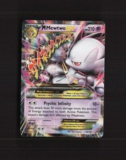 Mega M Mewtwo EX 64/162 BREAKthrough Ultra Rare Holo Pokemon Card LP on eBay