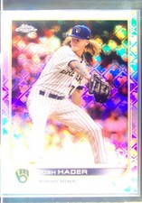 2022 Topps Chrome Logofractor Edition Josh Hader #19 Brewers