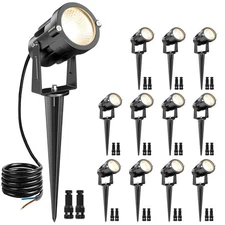 15W Low Voltage Landscape Lights, 12 Pack LED Landscape Lighting Outdoor 12V ...