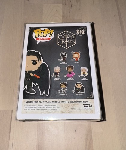 FUNKO POP GAMES CRITICAL ROLE #610 VAX'ILDAN VAULTS VINYL FIGUR NEU NEUWERTIG - Bild 3 von 6