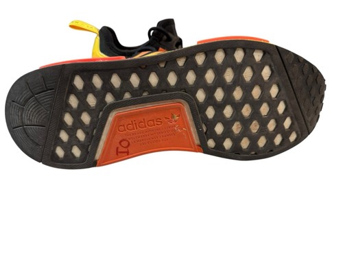 Adidas NMD_R1 Sunset Black Red Yellow Orange Men's Size 7.5 Boost Shoes FZ5877 - Picture 5 of 5