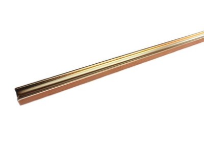 Fliesenbordüre 50x1,2cm Fliesen Bordüren Moment gold mate Stabbordüren matt