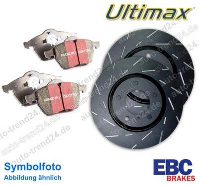 EBC Black Dash Bremsscheiben & Beläge vorne für Rover 45 Stufenh. RT 2000-2005