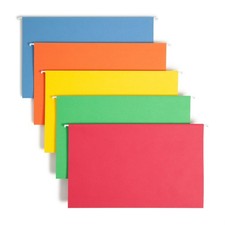 Colored Hanging Folders 1/5 Cut Tabs Asst 25/BX Legal