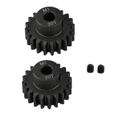 2Pcs Hardened Steel 20T Motor Pinion Gear for Traxxas 1/5 X-Maxx XMAXX 6S 8S...