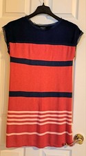 Jason Wu for Target Striped Red, Cream, and Blue Vasual Jersey Shift Dress