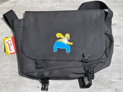 Homer Simpson Black Mail Messenger Bag