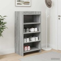 Schuhschrank Grau Sonoma 48 X 36 X 92 Cm Holzwerkstoff