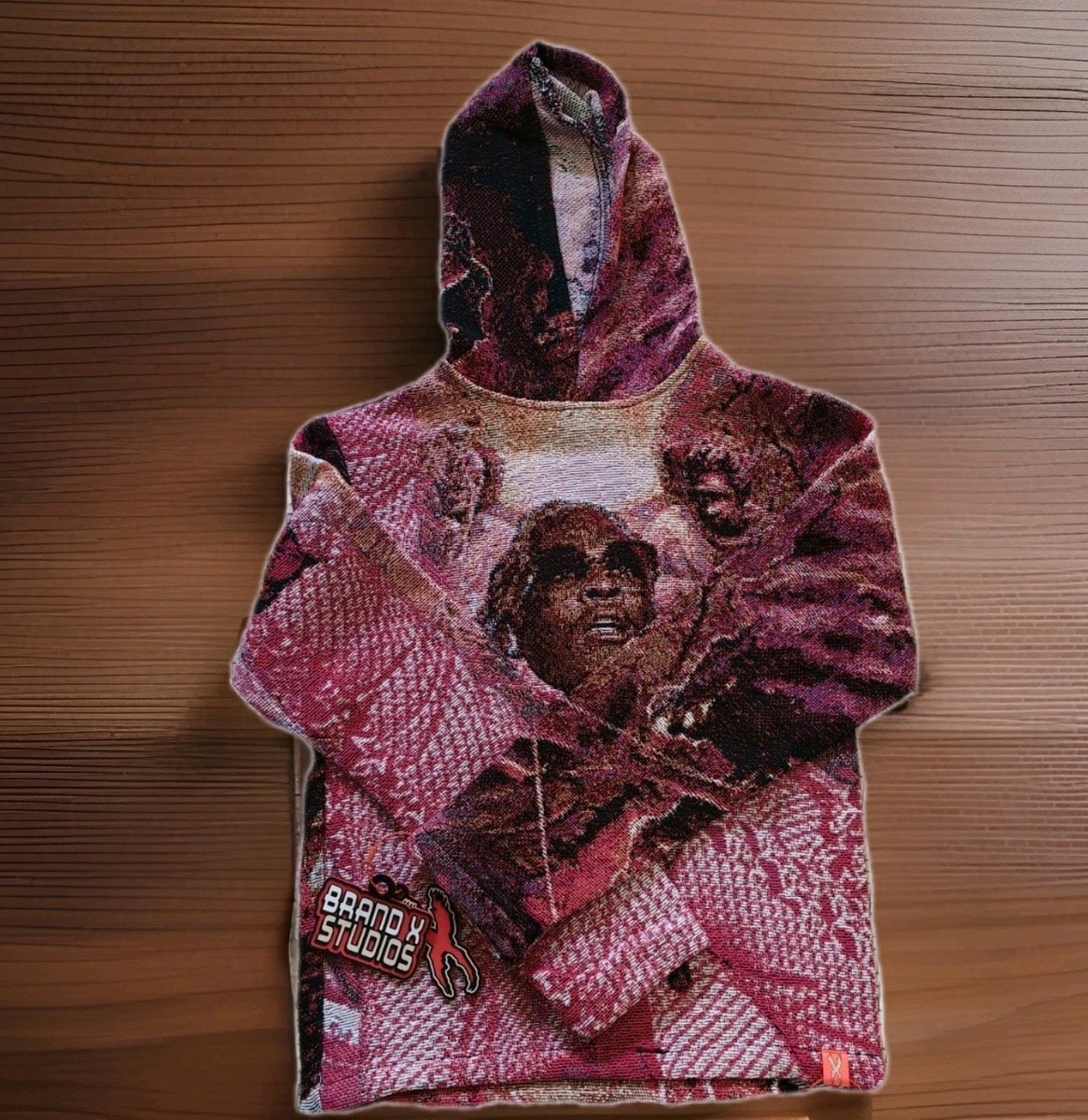 Young Thug Brand X Studios Spider Web Graphic Pullover Hoodie