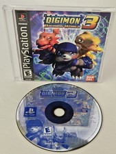Digimon World 3 (Sony PlayStation 1, 2002) Disc, Manual, Registration Card Only 
