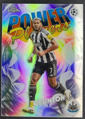 Topps Chrome UCC 25-26 Joelinton Newcastle United Power Players Insert