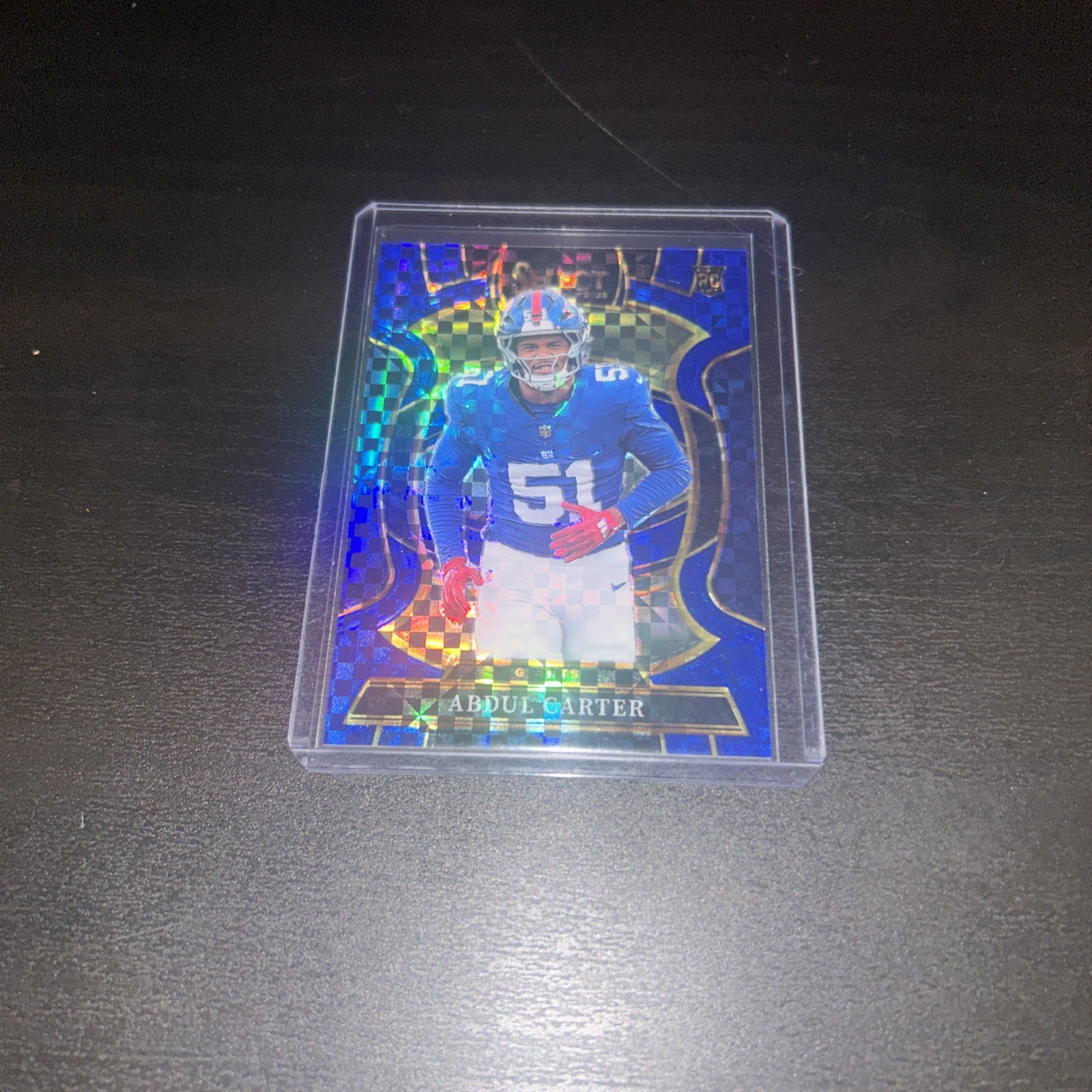 2025 Panini Select Abdul Carter Concourse Blue Prizm Rookie RC #/249 Giants