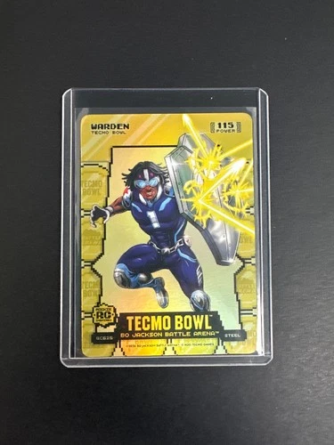 Warden Tecmo Bowl Bo Jackson Battle Arena 115 Steel GC625 Gold Coin