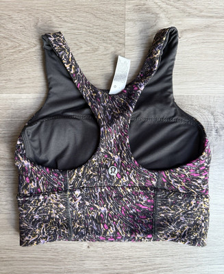 Lululemon Wunder Train Long-Line Bra *Medium Support- Topography Multi - Size 2
