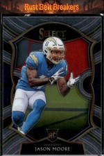 2020 Panini Select Jason Moore #78 Los Angeles Chargers