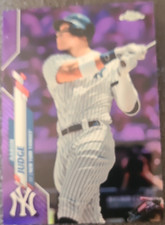 Topps 2019 Chrome Aaron Judge #50 New York Yankees Purple Serial Numbered /299